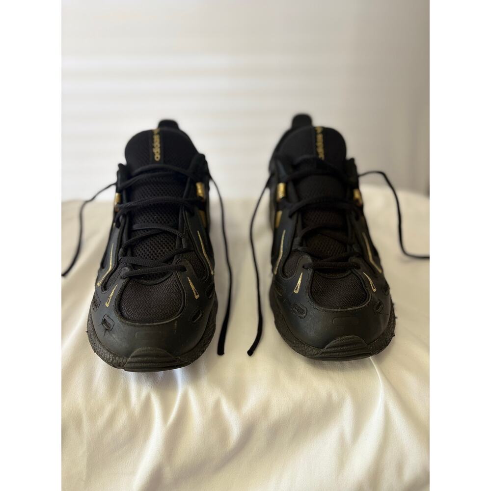 Adidas EQT Gazelle Core Black Gold Metallic Men's Size 10.5 EG5660